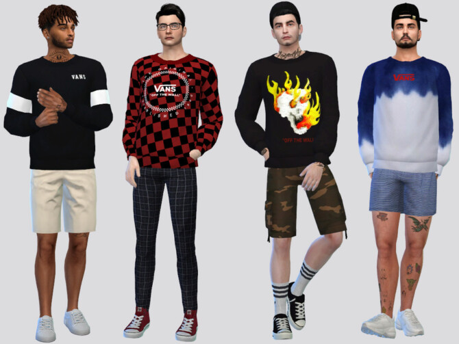 Sims 4 Graphic Crews by McLayneSims at TSR