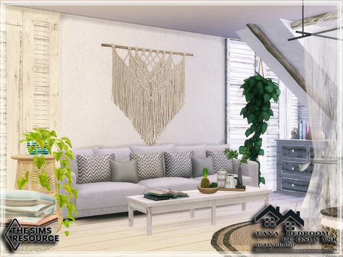 Sims 4 LAYA   Bedroom by marychabb at TSR