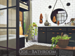 Ode Bathroom by Rirann at TSR