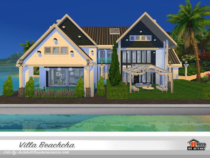 Sims 4 Villa Beachcha by autaki at TSR