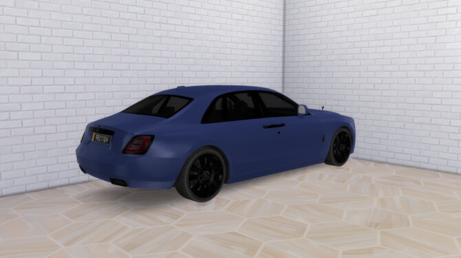 Sims 4 2021 Rolls Royce Ghost Black Edition at Modern Crafter CC