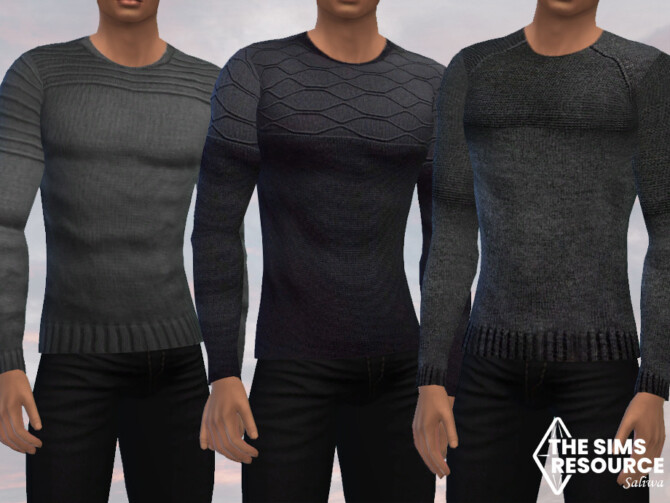 Sims 4 Men Classy Sweater by Saliwa at TSR