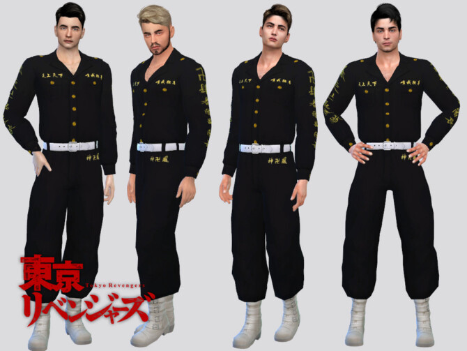Sims 4 Manji Outfit by McLayneSims at TSR