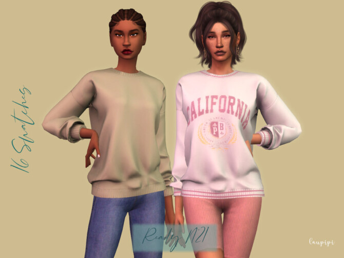 Sims 4 Sweater   TP436 by laupipi at TSR