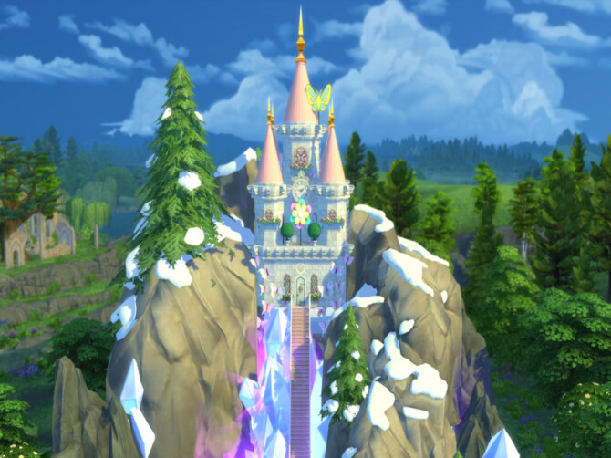 Sims 4 Castle (Ice) by susancho93 at TSR