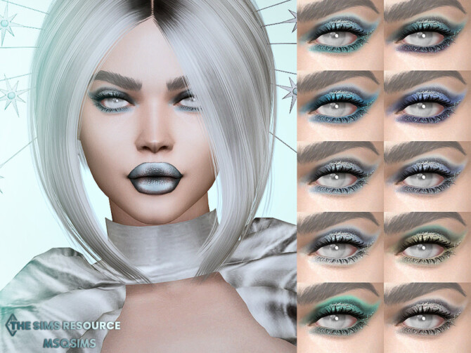Sims 4 Neve Eyeshadow by MSQSIMS at TSR