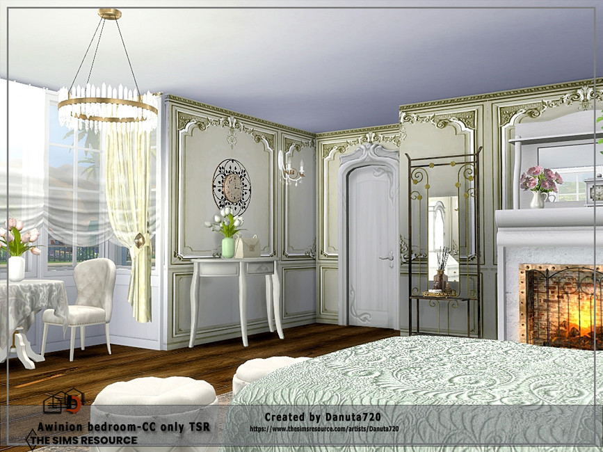 Awinion bedroom by Danuta720 at TSR » Sims 4 Updates