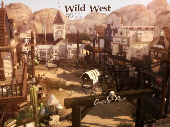 Sims 4 Wild West by VirtualFairytales at TSR