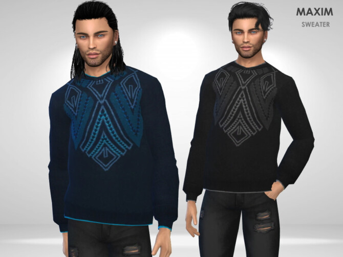 Sims 4 Maxim Sweater by Puresim at TSR