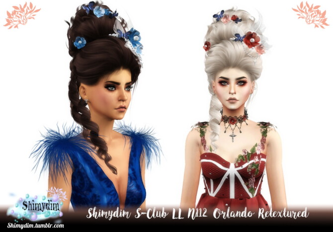 Sims 4 S Club LL N112 Orlando Hair Retexture at ShySims