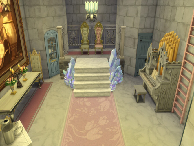 Sims 4 Castle (Ice) by susancho93 at TSR