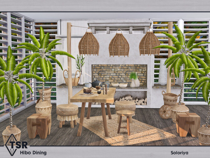 Sims 4 Hibo Dining by soloriya at TSR