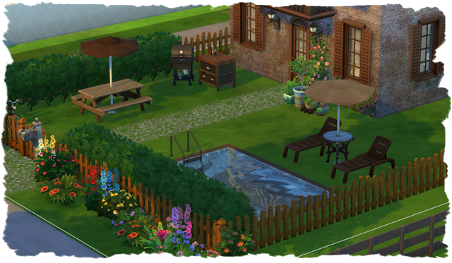 Sims 4 Small garden shed by Chalipo at All 4 Sims