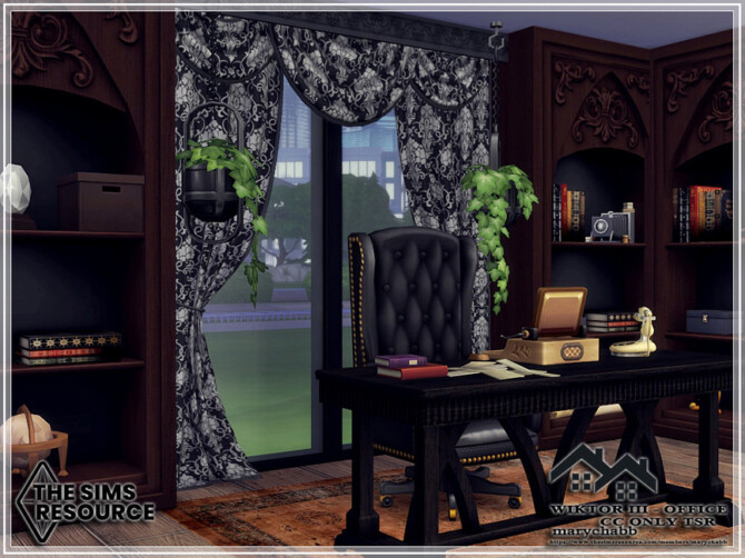 Sims 4 WIKTOR III   Office by marychabb at TSR