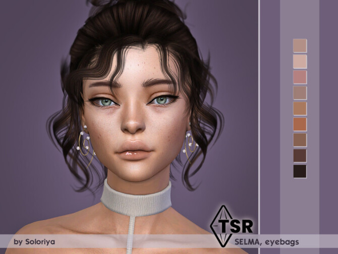 Sims 4 Eyebags Selma by soloriya at TSR