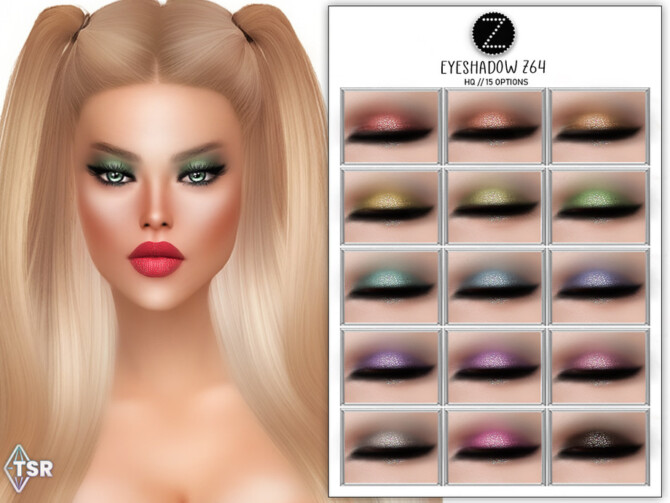 Sims 4 EYESHADOW Z64 by ZENX at TSR