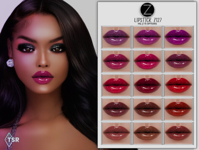 Sims 4 LIPSTICK Z127 by ZENX at TSR