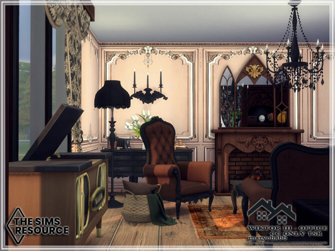 Sims 4 WIKTOR III   Office by marychabb at TSR