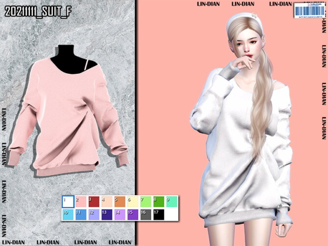 Sims 4 LEISURE WEAR by LIN DIAN at TSR