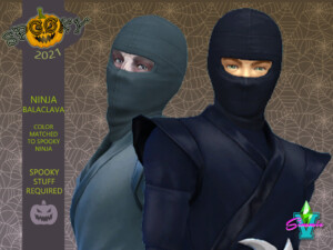 Spooky Ninja Balaclava by SimmieV at TSR