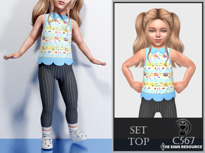Sims 4 Set Top C567 by turksimmer at TSR