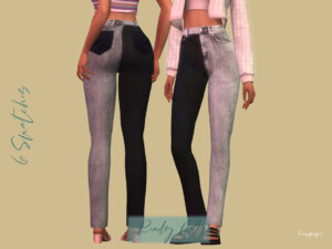 Bicolor Jeans – MBT04 by laupipi at TSR