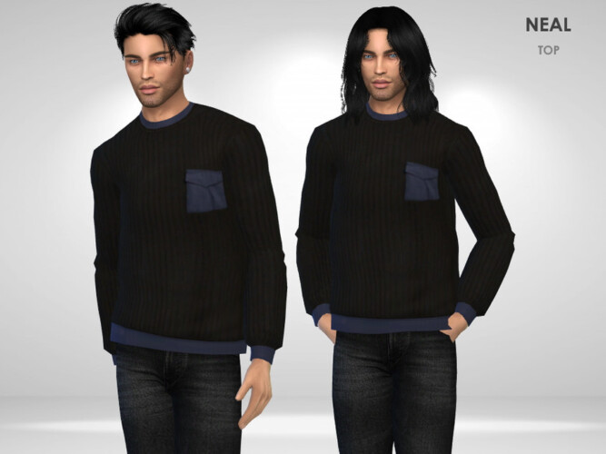 Neal Top by Puresim at TSR » Sims 4 Updates