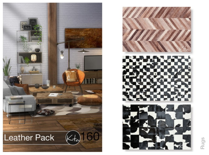 Sims 4 Leather pack at Ktasims