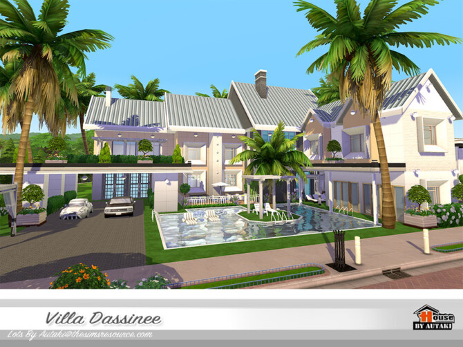 Sims 4 Villa Dassinee by autaki at TSR
