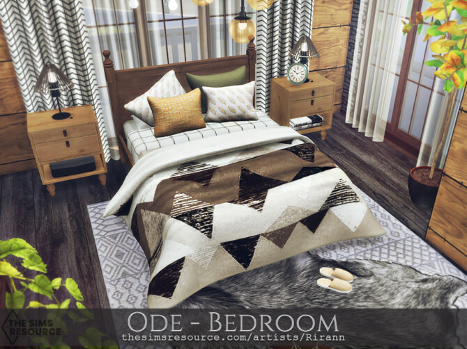 Sims 4 Ode   Bedroom by Rirann at TSR