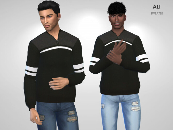 Sims 4 Alix Sweater by Puresim at TSR