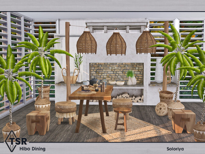 Sims 4 Hibo Dining by soloriya at TSR