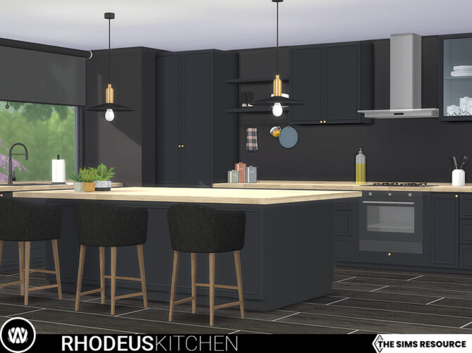 Sims 4 Rhodeus Kitchen   Part II by wondymoon at TSR