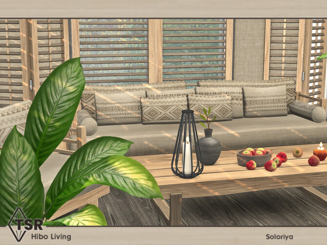 Sims 4 Hibo Living by soloriya at TSR