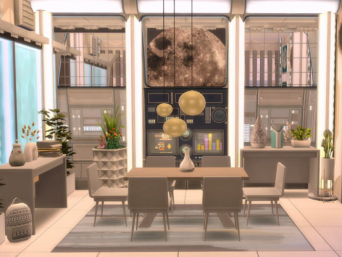 Sims 4 Space Dining by Flubs79 at TSR
