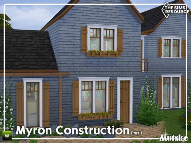 Sims 4 Myron Construction Part 1 by mutske at TSR