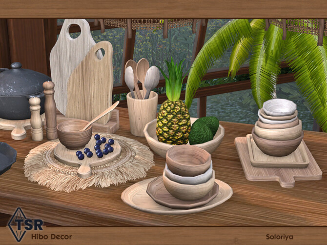 Sims 4 Hibo Decor by soloriya at TSR