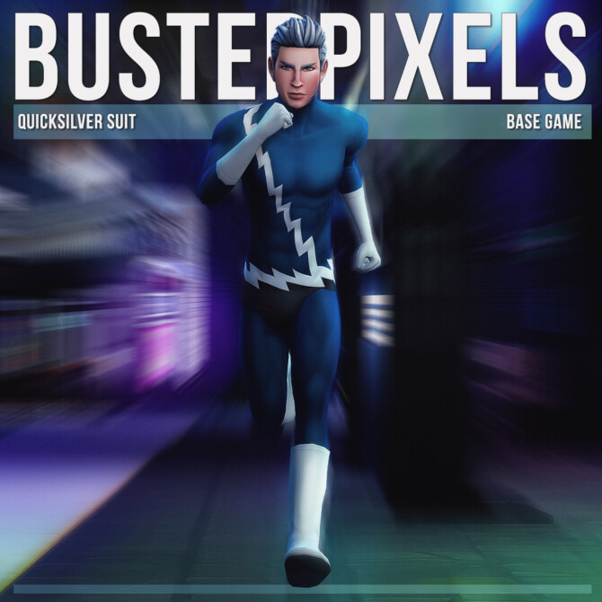 Sims 4 Quicksilver Suit at Busted Pixels
