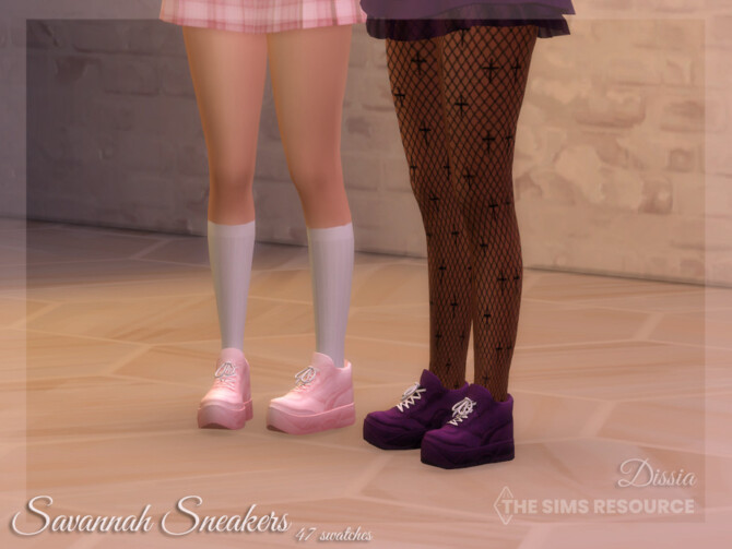 Sims 4 Savannah Sneakers by Dissia at TSR