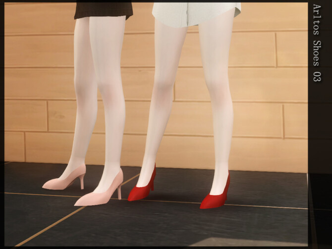 Sims 4 Pointed Toe Heels 3 by Arltos at TSR