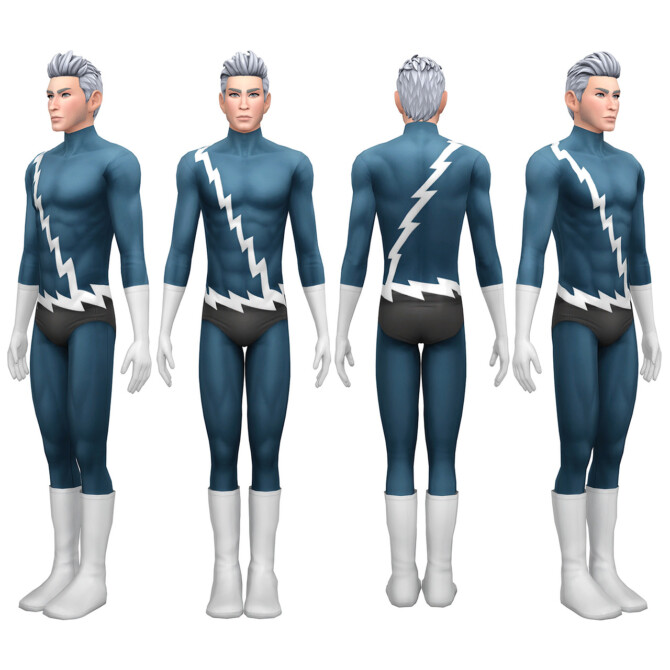 Sims 4 Quicksilver Suit at Busted Pixels