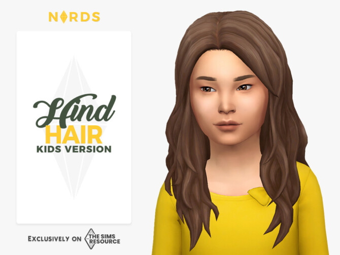 Sims 4 Hind Hair for Kids by Nords at TSR