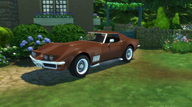 Sims 4 1969 Chevrolet Corvette ZL1 at Modern Crafter CC