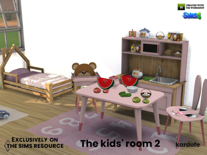 sims 4 kids room stuff recolors