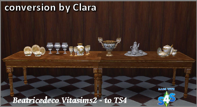 Sims 4 Beatricedeco VitaSims2 conversion by Clara at All 4 Sims