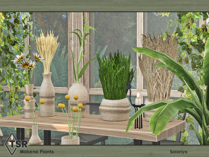 Sims 4 Makena Plants by soloriya at TSR