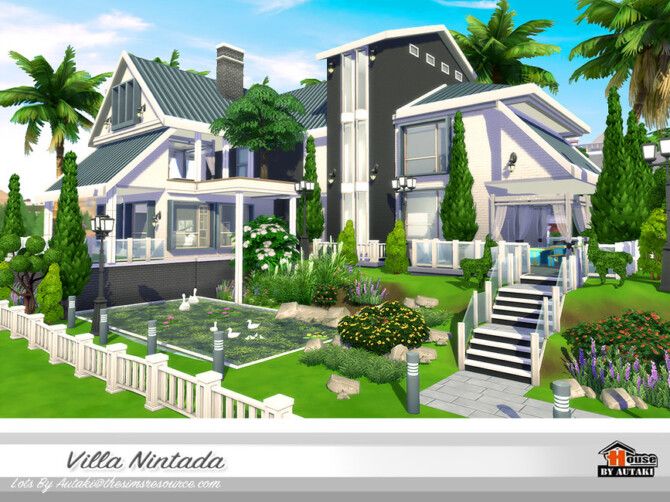 Sims 4 Villa Nintada by autaki at TSR