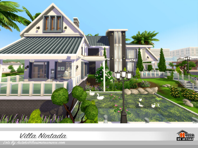 Sims 4 Villa Nintada by autaki at TSR