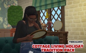 Cottage Living HolidayTraditions Pack by Frogalwen at Mod The Sims 4