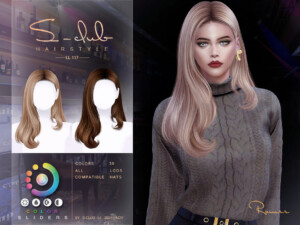 Mi-Long curly hairstyle(Romee) by S-Club at TSR